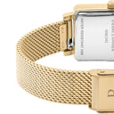 ARIANE Ladies Watch Gold Dial Gold Milanese Steel Bracelet 12 MM