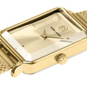 ARIANE Ladies Watch Gold Dial Gold Milanese Steel Bracelet 12 MM