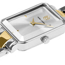 ARIANE Silver Ladies Watch Silver Dial Two-tone Steel Strap 12 MM
