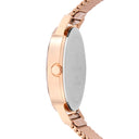 MULTIPLES Women's Watch Pink-gold Dial Green Milanese Steel Bracelet Pink-gold 14 MM