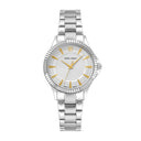 METROPOLITAIN Silver Ladies Watch Silver Dial Silver Steel Bracelet 16 MM