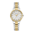 METROPOLITAIN Silver Ladies Watch Silver Dial Two-tone Steel Strap 16 MM