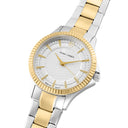 METROPOLITAIN Silver Ladies Watch Silver Dial Two-tone Steel Strap 16 MM