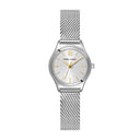 PYA Silver Ladies Watch Silver Dial Silver Milanese Steel Bracelet 12 MM