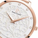 EOLIA Women's Watch Grey Dial Milanese Steel Bracelet Pink Gold