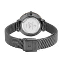 EOLIA Women's Watch Grey Dial Milanese Steel Bracelet Pink Gold
