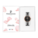 EOLIA Women's Watch Grey Dial Milanese Steel Bracelet Pink Gold
