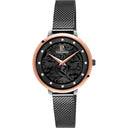 EOLIA Women's Watch Grey Dial Milanese Steel Bracelet Pink Gold