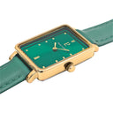 ARIANE Ladies Watch Green Dial Green Leather Strap