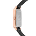 ARIANE Ladies' Watch Pink-gold dial Grey Milanese steel bracelet Grey 12 MM