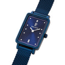 ARIANE Blue Ladies Watch Blue Dial Blue Milanese Steel Strap 12 MM