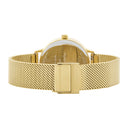 TALLIA Doré Ladies Watch Green Dial Gold Milanese Steel Bracelet 16 MM