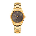 ROXANE Women's Watch Grey Dial Gold Steel Strap