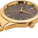 ROXANE Women's Watch Grey Dial Gold Steel Strap