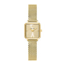 LEONOR Ladies Watch Gold Dial Gold Milanese Steel Bracelet 12 MM