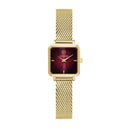 LEONOR Doré Ladies Watch Dial Gold Milanese Steel Bracelet 12 MM