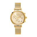 LUTECIA Women's Watch Silver Dial Milanese Steel Bracelet Silver