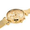 LUTECIA Women's Watch Silver Dial Milanese Steel Bracelet Silver