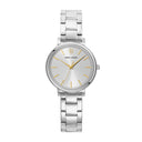 ESSENTIAL Silver Ladies Watch Silver Dial Silver Steel Strap 14 MM