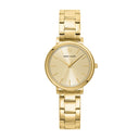 ESSENTIAL Ladies' Watch Gold Dial Gold Steel Band 14 MM