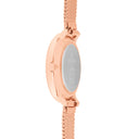 Women's Watch COEUR BATTANT Doré-rose White Dial Steel Bracelet milanais Doré-rose 12 MM