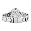 AUTOMATIC Silver Ladies Watch Blue Dial Silver Steel Strap 14 MM