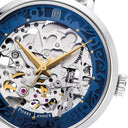 AUTOMATIC Silver Ladies Watch Blue Dial Silver Steel Strap 14 MM