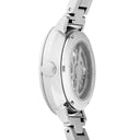 AUTOMATIC Silver Ladies Watch Green Dial Silver Steel Strap 14 MM