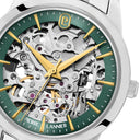 THEA Silver Ladies Watch Green Dial Silver Steel Strap 18 MM