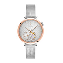 ESPERANCE Silver Ladies Watch Silver Dial Silver Milanese Steel Bracelet 14 MM