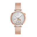 ESPERANCE Women's Watch Pink-gold Dial Silvered Steel Bracelet Milanese Pink-gold 14 MM