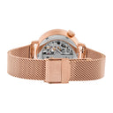 ESPERANCE Women's Watch Pink-gold Dial Silvered Steel Bracelet Milanese Pink-gold 14 MM