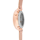 ESPERANCE Women's Watch Pink-gold Dial Silvered Steel Bracelet Milanese Pink-gold 14 MM