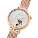 ESPERANCE Women's Watch Pink-gold Dial Silvered Steel Bracelet Milanese Pink-gold 14 MM