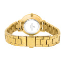 Coffret Femme CHOUQUETTE Gold Dial Black Leather Strap 12 MM