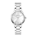 GALIERA Silver Ladies Set Silver Dial Silver Steel Bracelet 14 MM