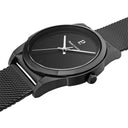 CANDIDE Men's Watch Blue Dial Brown Leather Strap