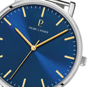 ESSENTIAL Men's Watch Silver Dial Blue Milanese Steel Bracelet Silver 20 MM