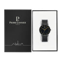 ESSENTIAL Men's Watch Black Dial Black Milanese Steel Bracelet