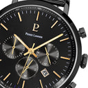 BARON Men's Watch Black Dial Black Milanese Steel Bracelet