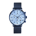 BARON Men's Watch Blue Dial Blue Milanese Steel Strap