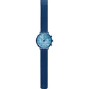 BARON Men's Watch Blue Dial Blue Milanese Steel Strap