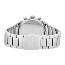 MONARCK Men's Watch Silver Dial Black Steel Bracelet Silver 22 MM