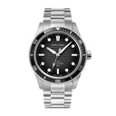 INTI Men's Watch Silver Dial Grey Steel Bracelet Silver 22 MM