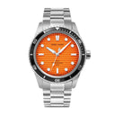 INTI Men's Silver Watch Dial Silver Steel Strap 22 MM