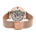 EOLIA Women's Watch White Dial Gold Milanese Steel Bracelet ros