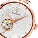 EOLIA Women's Watch White Dial Gold Milanese Steel Bracelet ros