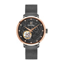 EOLIA Women's Watch White Dial Gold Milanese Steel Bracelet ros