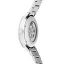 AUTOMATIC Men's Watch Silvered Dial Silvered Steel Strap 20 MM