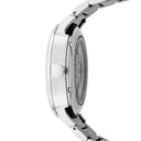 AUTOMATIC Men's Watch Silvered Green Dial Silvered Steel Strap 20 MM